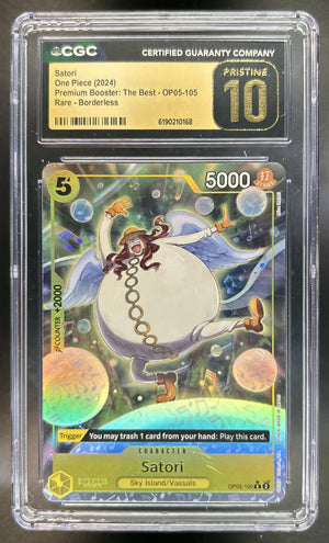 Satori Awakening of the New Era #OP05-105 Rare CGC Pristine 10