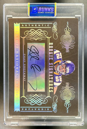 Chad Greenway 2006 Playoff National Treasures #157 43/200 Auto RC Vikings