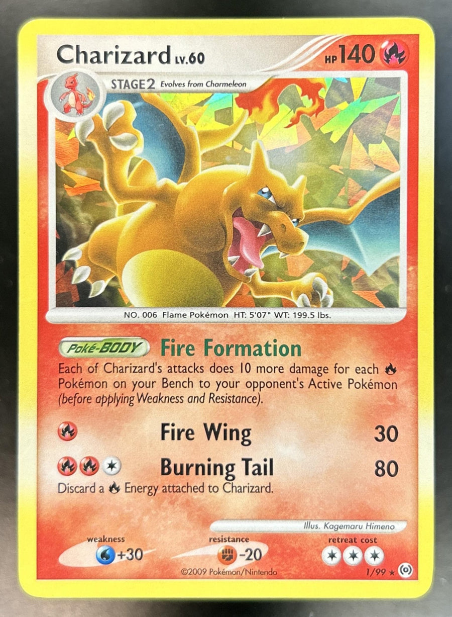 Charizard Platinum Arceus #1/99 Holo LP