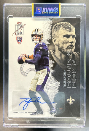 Tyler Shough 2025 Topps Signature Class #104 Rookie Auto RC Saints