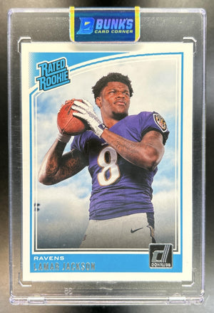 Lamar Jackson 2018 Panini Donruss #317 RC Ravens