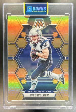 Wes Welker 2023 Panini Mosaic #163 Honeycomb Patriots