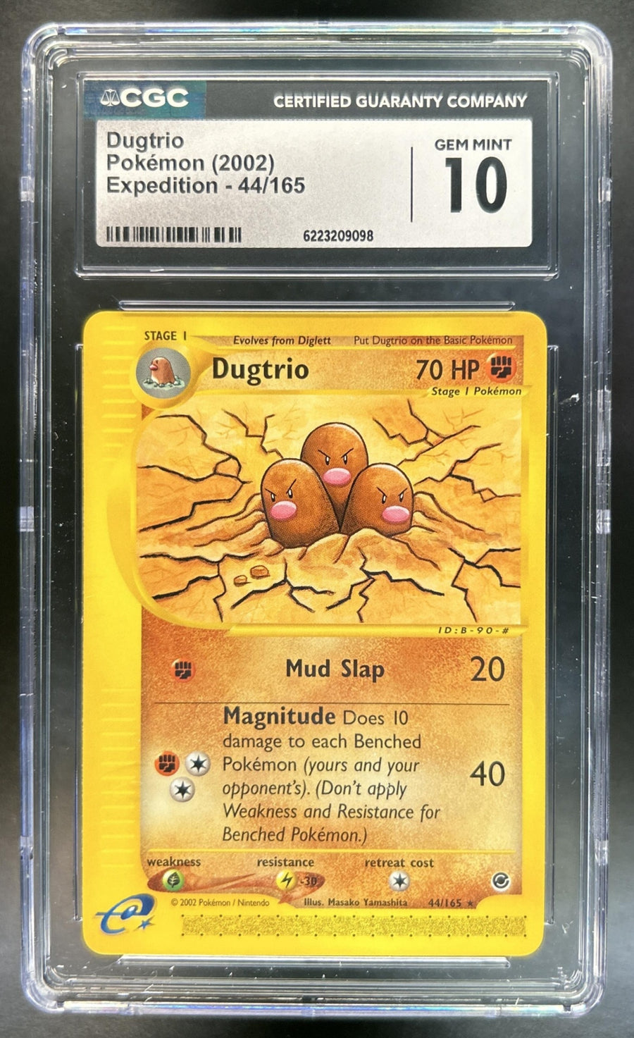 Dugtrio Expedition Set #44/165 CGC 10