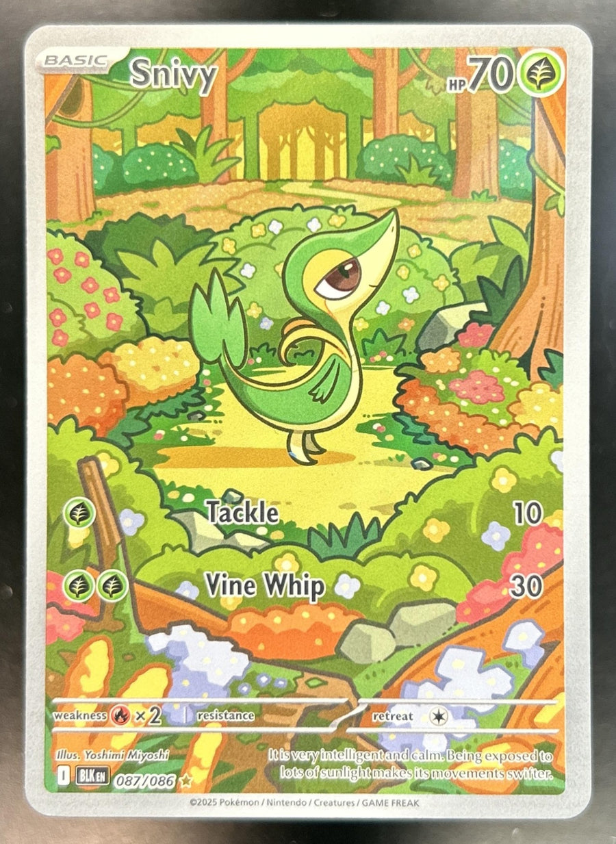 Snivy Black Bolt #087/086 Illustration Rare