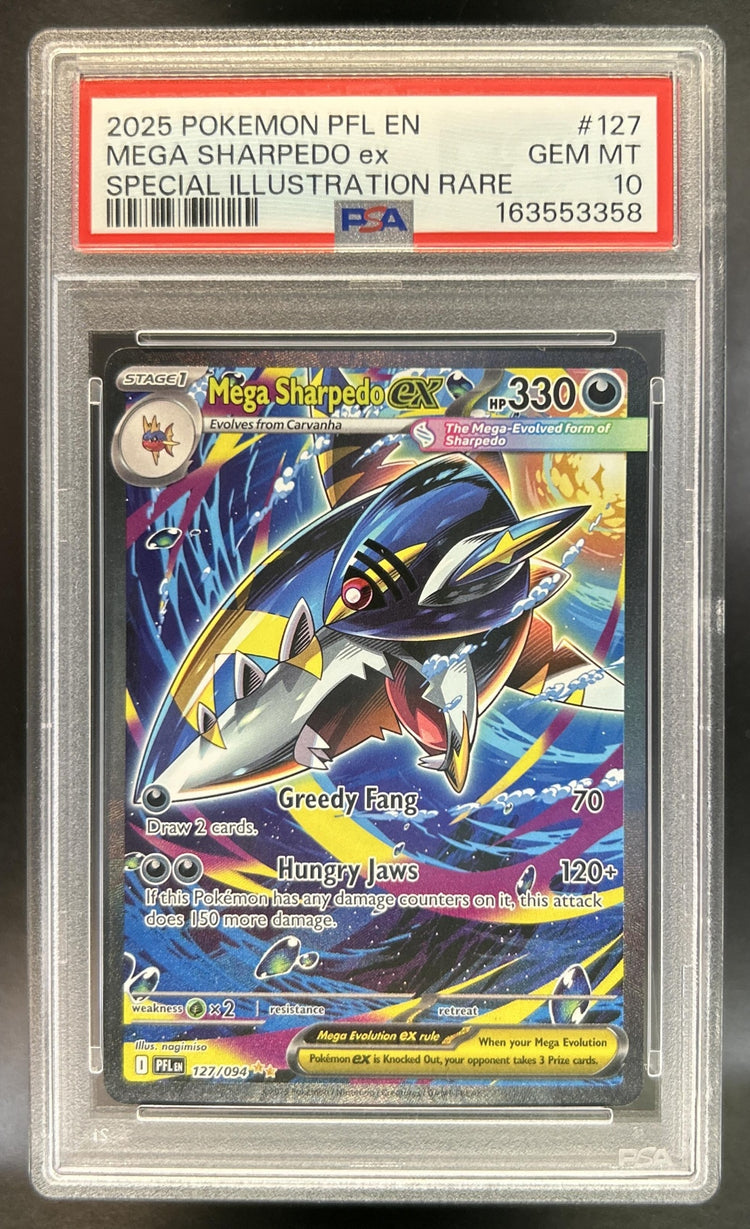 Mega Sharpedo ex front image