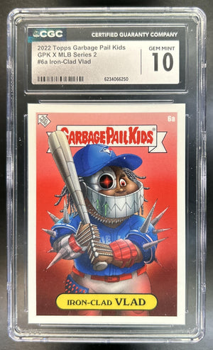 Vladimir Guerrero Jr. 2022 Topps Garbage Pail Kids x MLB Series 2 #6a Blue Jays CGC 10