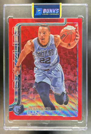 Desmond Bane 2025-26 Topps Chrome #174 Red, White & Blue Refractor 4/5 Grizzlies