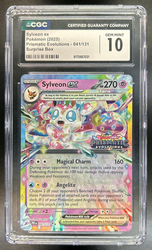Sylveon ex Prismatic Evolutions #041/131 Promos CGC 10