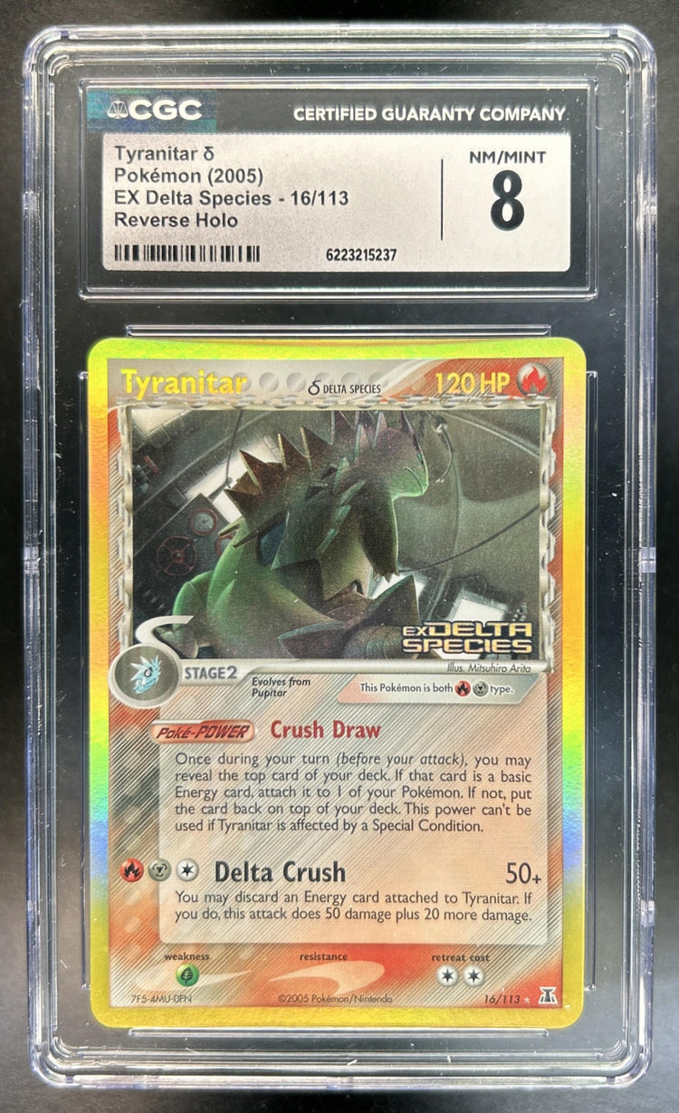 Tyranitar EX Delta Species #16/113 Holo CGC 8