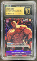 Charlotte Katakuri 2025 One Piece A Fist of Divine Speed #OP11-067 Super Rare Alternative Art CGC Pristine 10