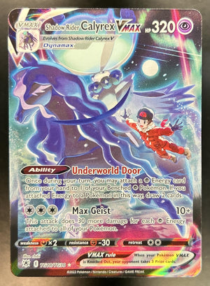 Shadow Rider Calyrex VMAX 2022 Pokemon Sword & Shield Astral Radiance #TG18/TG30 Trainer Gallery
