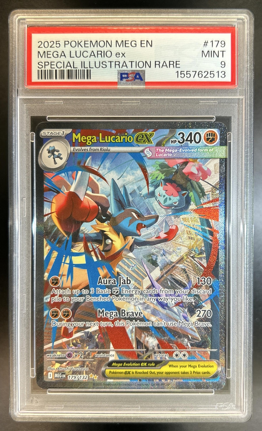 Mega Lucario ex front image