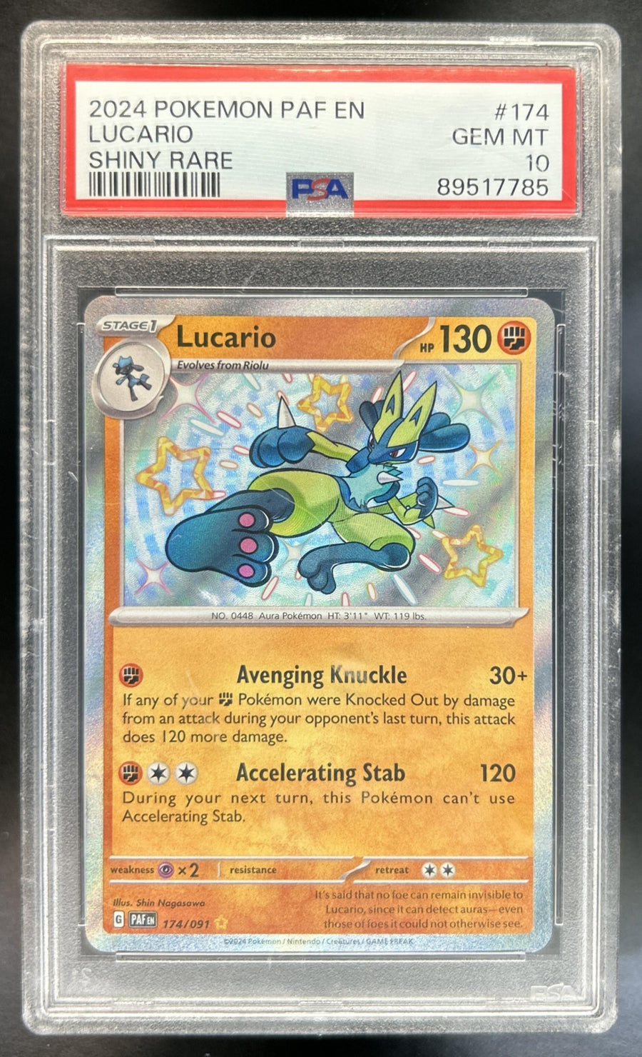Lucario front image