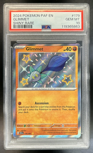 Glimmet Paldean Fates #179/091 PSA 10