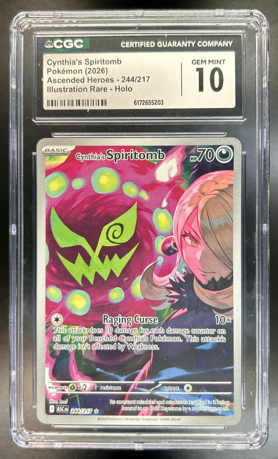 Cynthia's Spiritomb front image