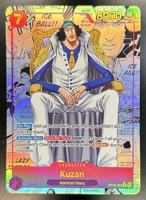 Kuzan The Time of Battle #OP16-063 Manga Art SSP