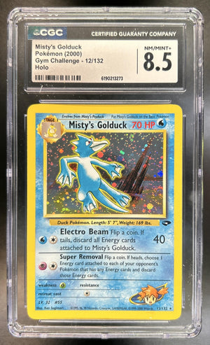 Misty's Golduck Gym Challenge #12/132 Holo CGC 8.5