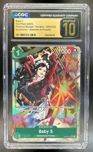 Baby 5 The Best #OP04-032 Uncommon CGC Pristine 10