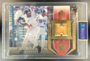 Kirby Puckett 2004 SP Legendary Cuts #HS-KP Historic Swatches Twins