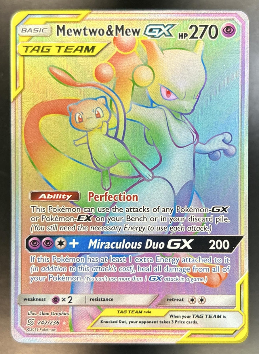 Mewtwo & Mew-GX front image