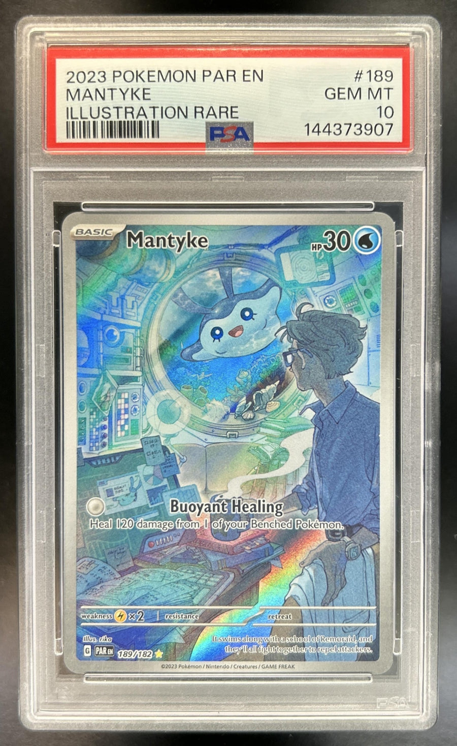 Mantyke SV Paradox Rift #189/182 PSA 10