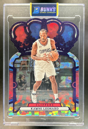 Kawhi Leonard 2023-24 Panini Crown Royale #51 Crystal Purple 25/25 Clippers