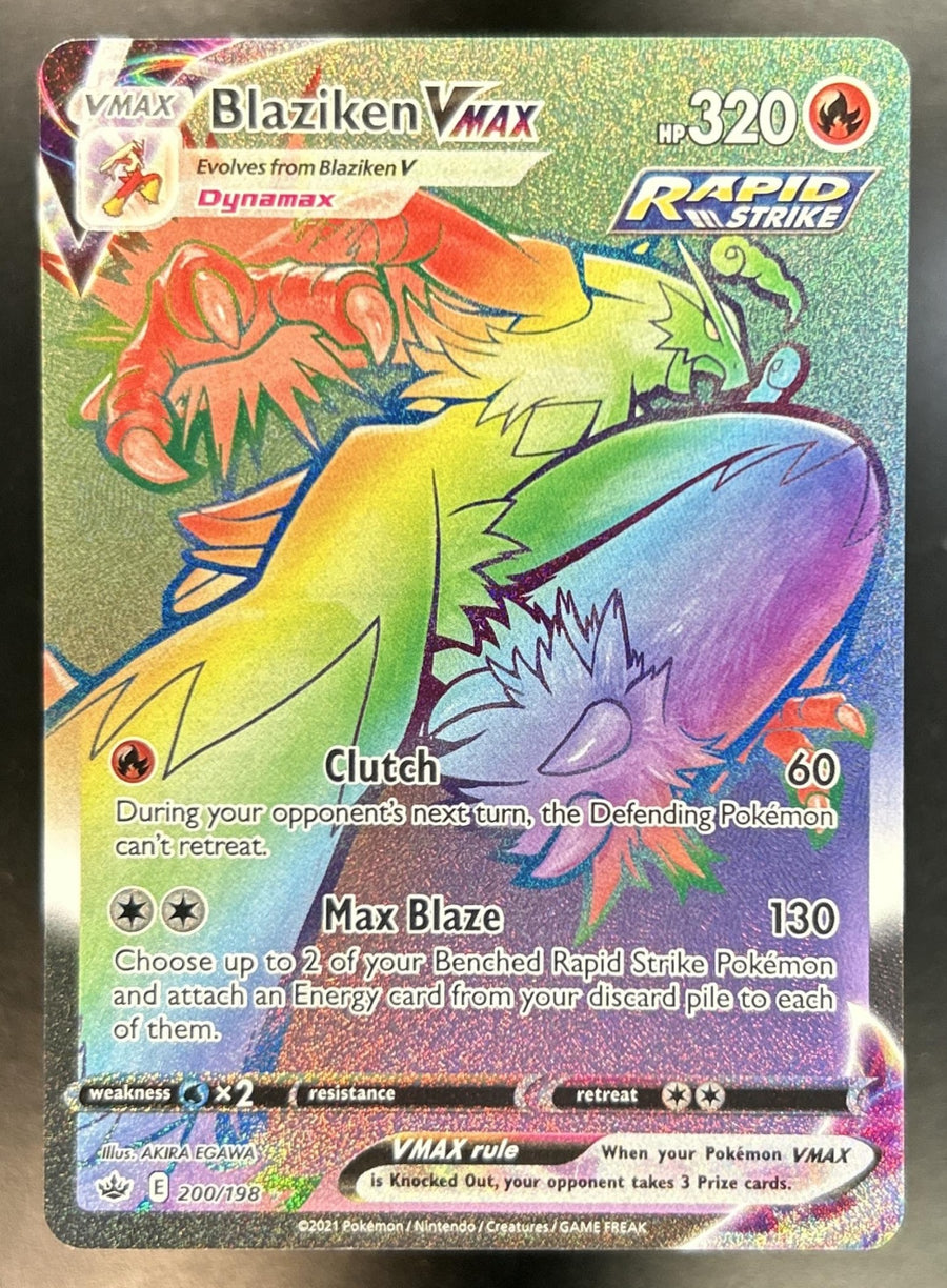 Blaziken VM Sword & Shield Chilling Reign #200/198