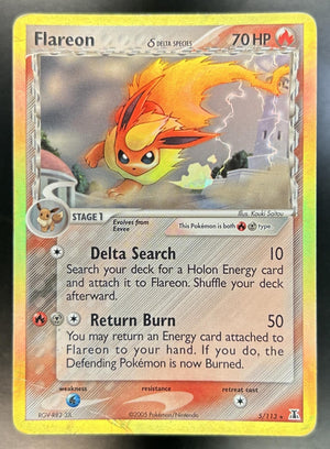 Flareon EX Delta Species #5/113 Holo HP