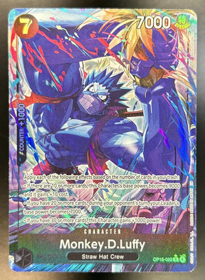Monkey D. Luffy Adventure on Kami's Island #OP15-092 Alternate Art