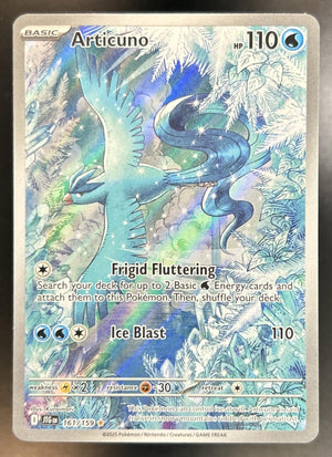 Articuno Journey Together #161/159 Illustration Rare