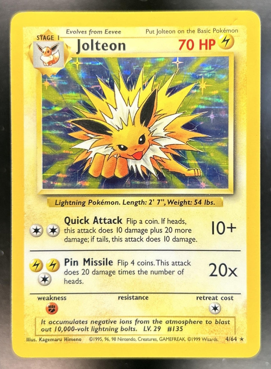 Jolteon Jungle #4/64 Holo No Symbol MP