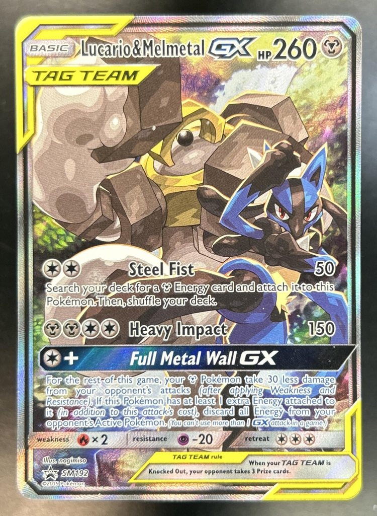 Lucario & Melmetal-GX front image