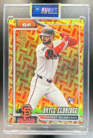 Bryce Eldridge 2026 Topps Series 2 #406 Holiday Hot Dog 77/99 RC Giants