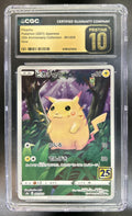 Pikachu Japanese 25th Anniversary Collection #001/028 CGC Pristine 10