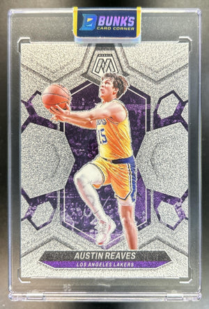 Austin Reaves 2023-24 Panini Mosaic #28 Glitter SSP Lakers