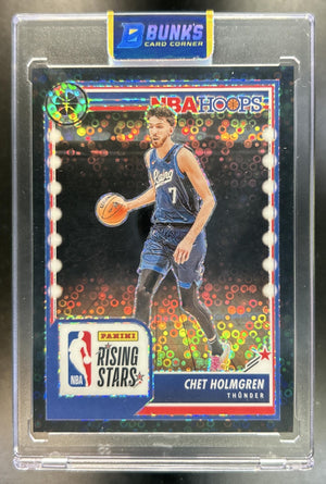 Chet Holmgren 2023-24 Panini Hoops Haunted #293 Rising Stars Black Disco 1/1 Thunder