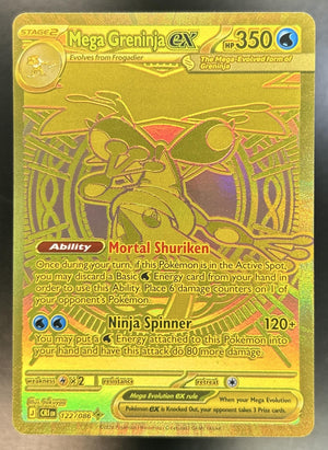 Mega Greninja ex Evolution Chaos Rising #122/086 Hyper Rare SSP