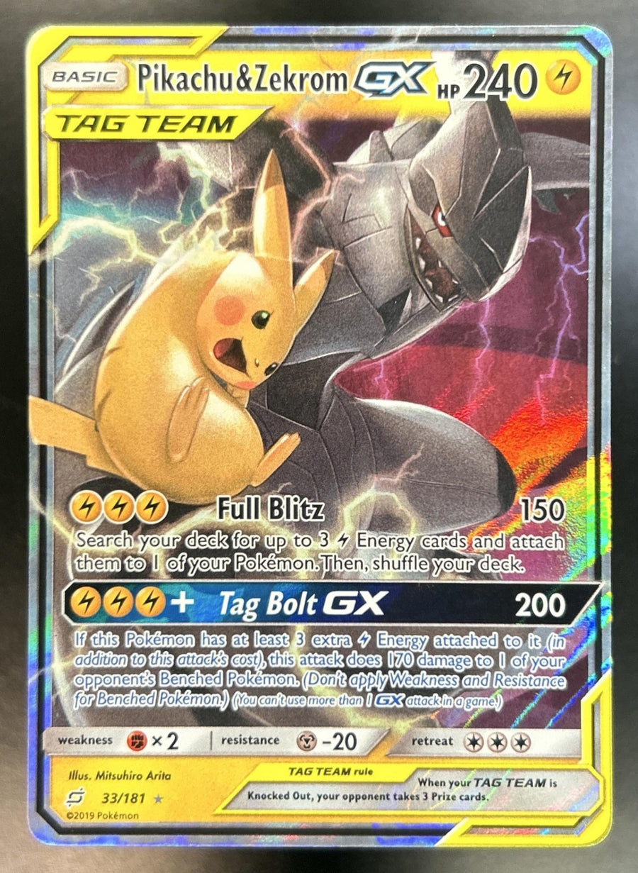 Pikachu & Zekrom  front image