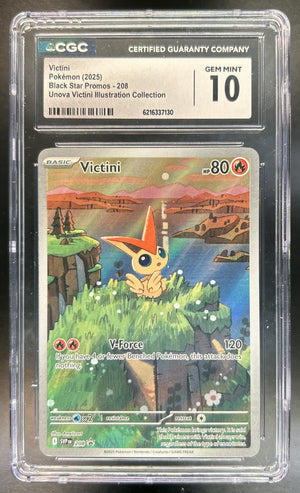 Victini SV Black Star Promos #208 2024 CGC 10