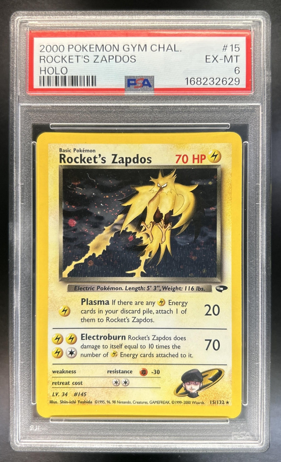 Rocket's Zapdos front image
