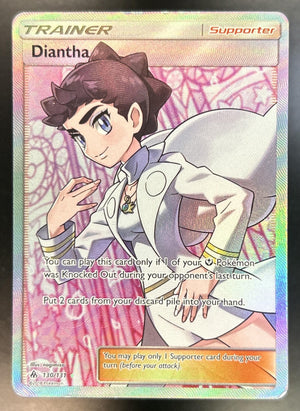 Diantha Sun & Moon Forbidden Light #130/131 Ultra Rare MP