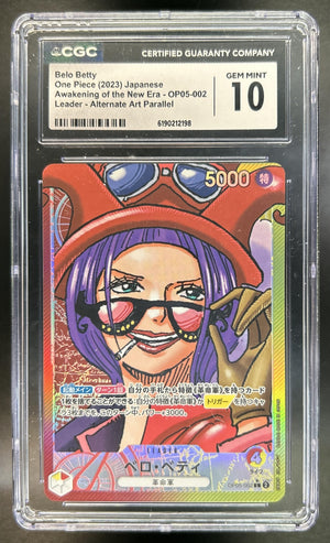 Belo Betty Awakening of the New Era Japanese #OP05-002 CGC 10