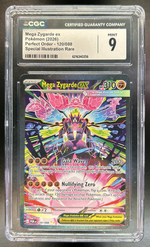 Mega Zygarde ex Perfect Order #120/088 Special Illustration Rare CGC 9