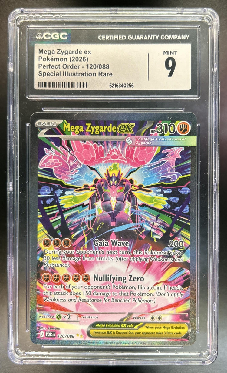 Mega Zygarde ex Perfect Order #120/088 Special Illustration Rare CGC 9