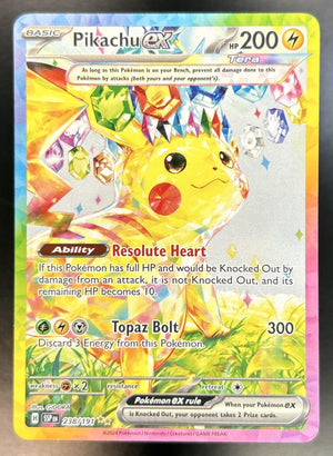 Pikachu Ex Surging Sparks #238/191 SIR