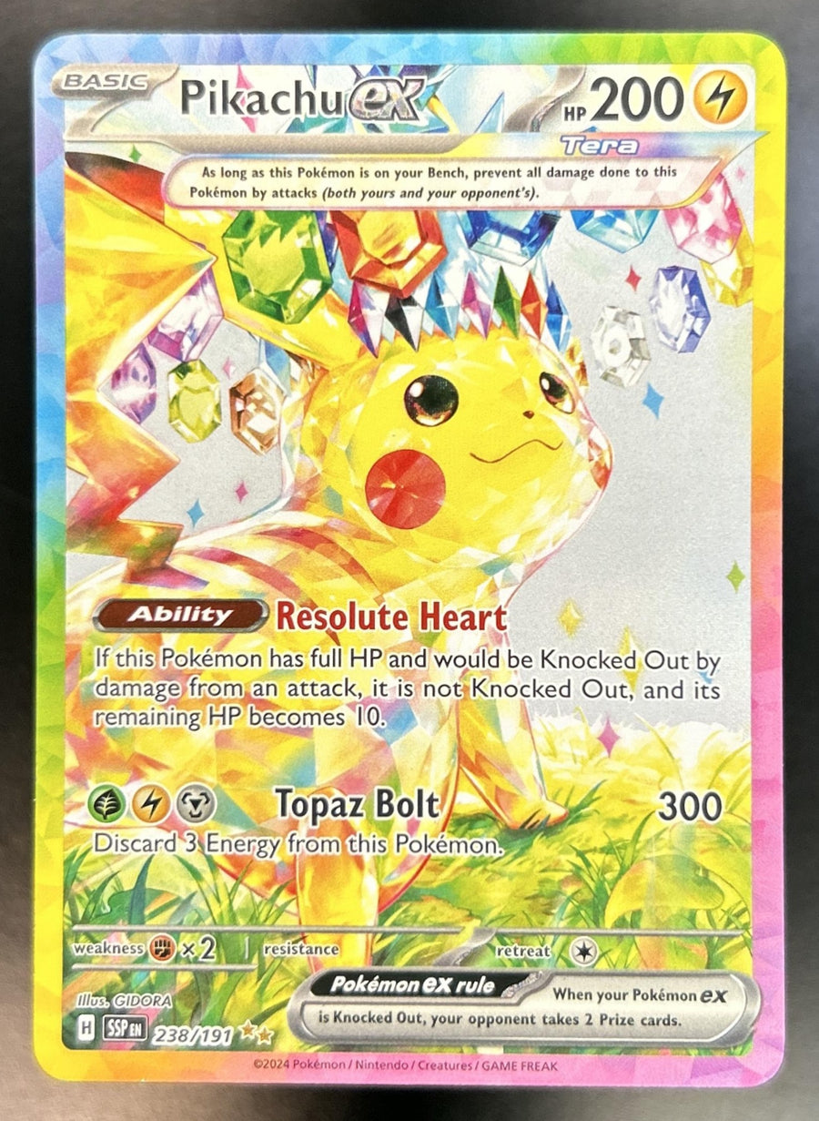 Pikachu Ex front image
