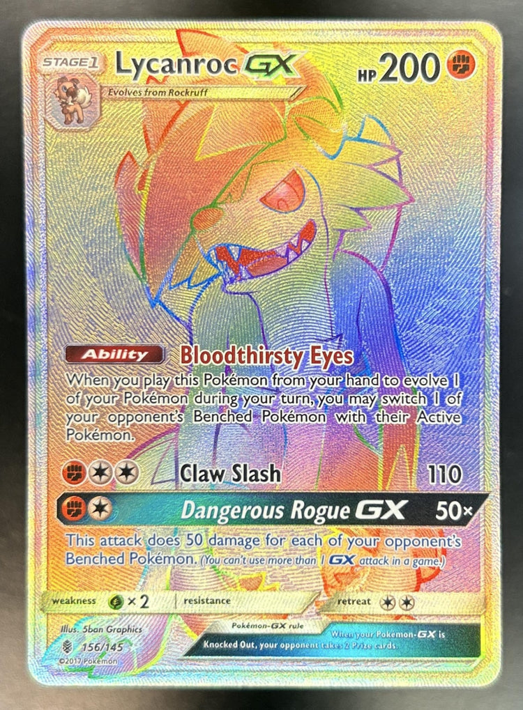 Lycanroc Sun & Moon Guardians Rising #156/145