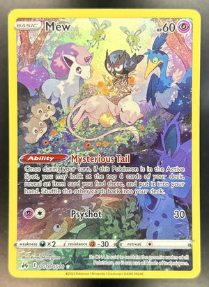 Mew Sword & Shield Crown Zenith #GG10/GG70 Galarian Gallery