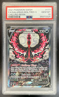 Galarian Moltres V 2021 Pokemon Sword & Shield Chilling Reign #177/198 Alternate Full Art Ultra Rare PSA 10