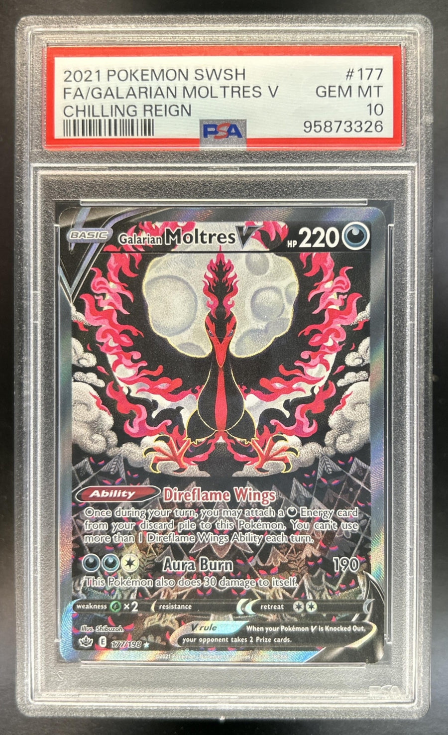 Galarian Moltres V front image